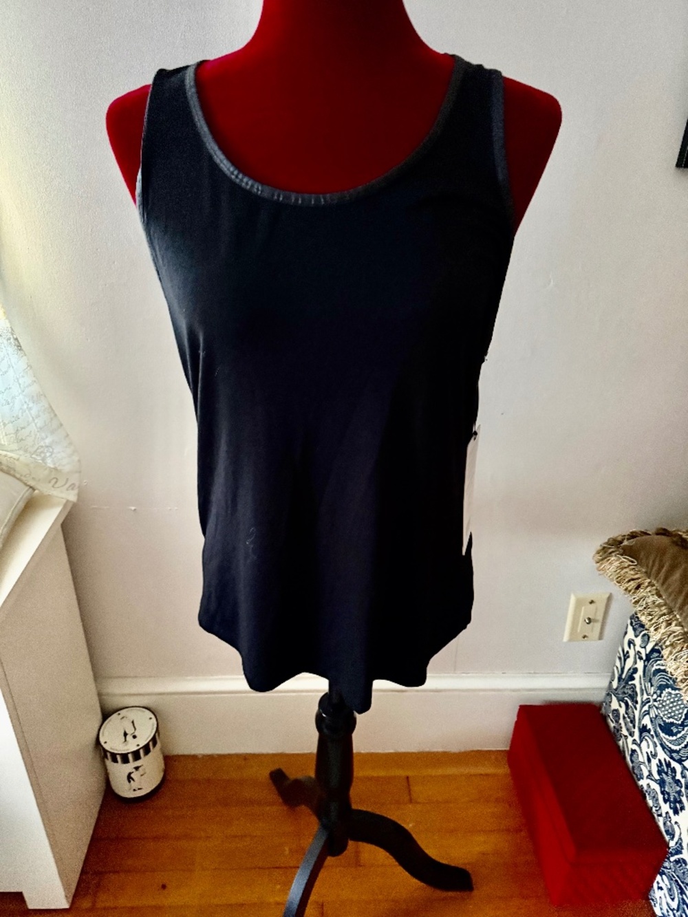 90 Degree by Reflex Wms Black Tank Top Size Med NWT